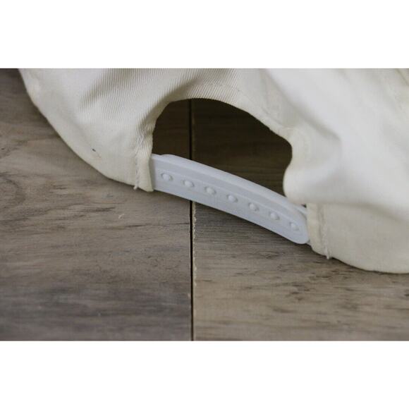 VINTAGE YoungAn Hat Trucker Farmer Snap Back Hat Cap White Embroidered - Picture 6 of 9